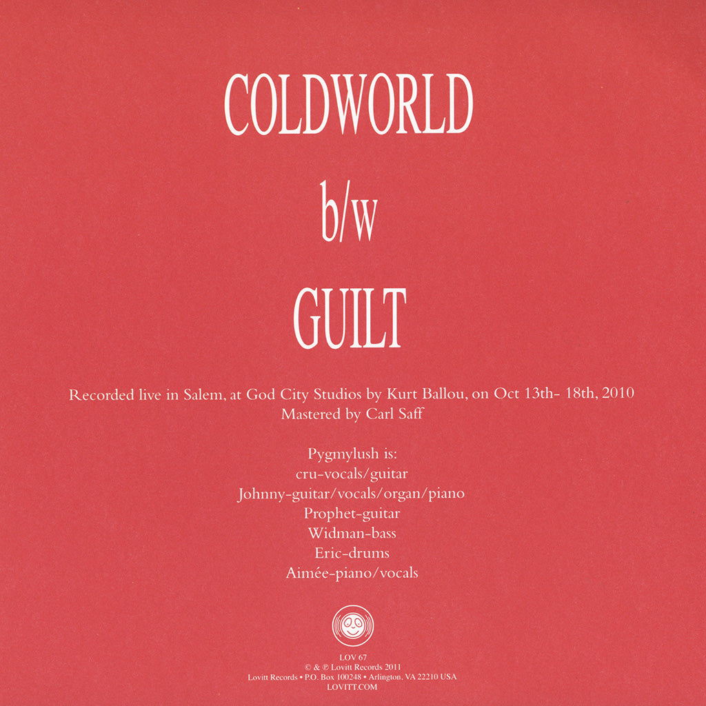 Cold World / Guilt (Color Vinyl 7" Single)