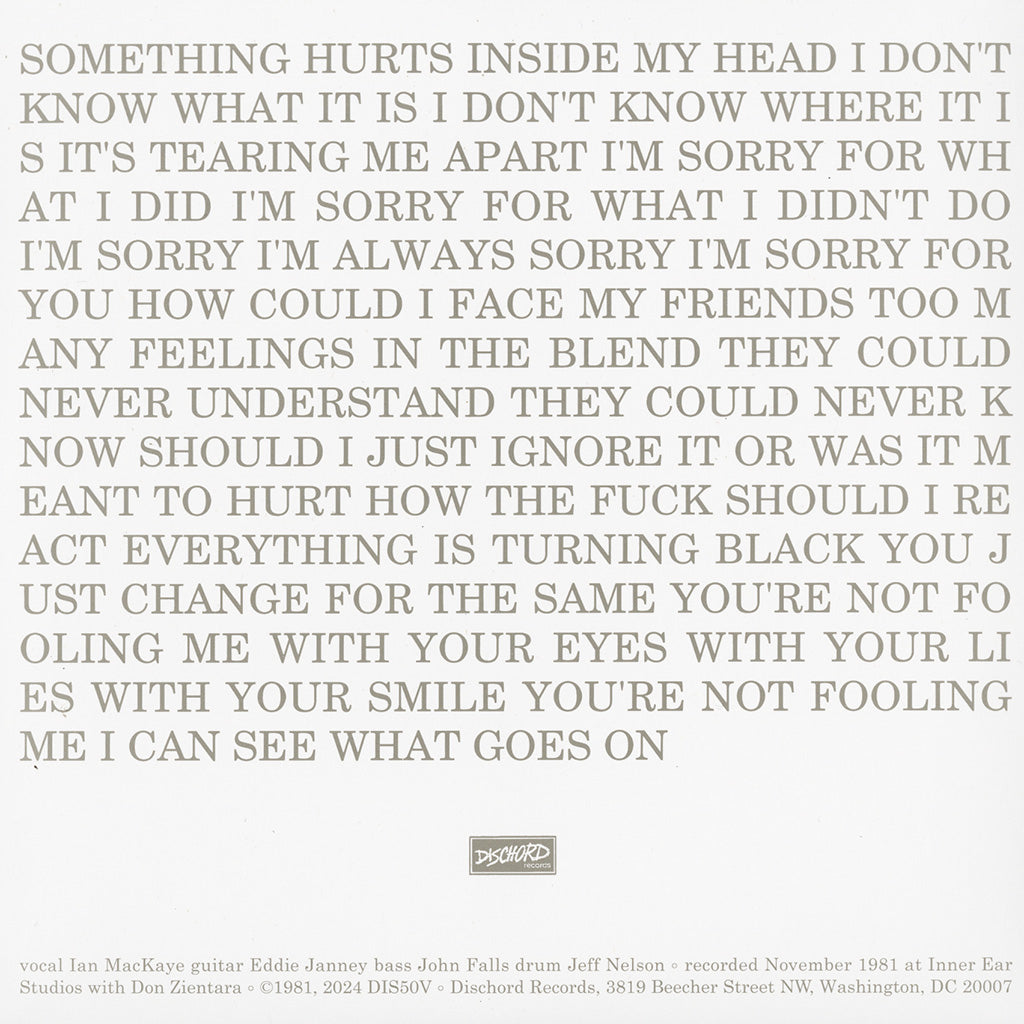 2 Songs (Etched Clear Vinyl 7")