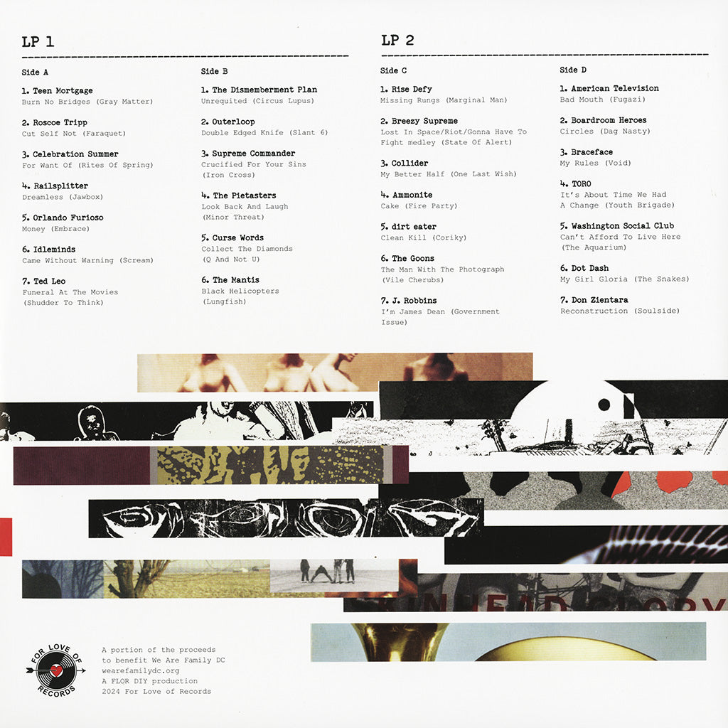 Yesterday + Today: DC Does Dischord (2LP - Red/Blue Color Vinyl)