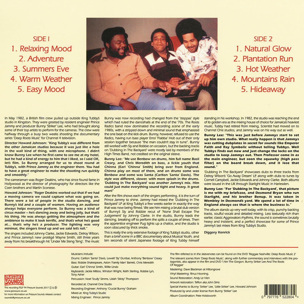 Dubbing In The Back Yard (w/The Aggrovators) (LP)