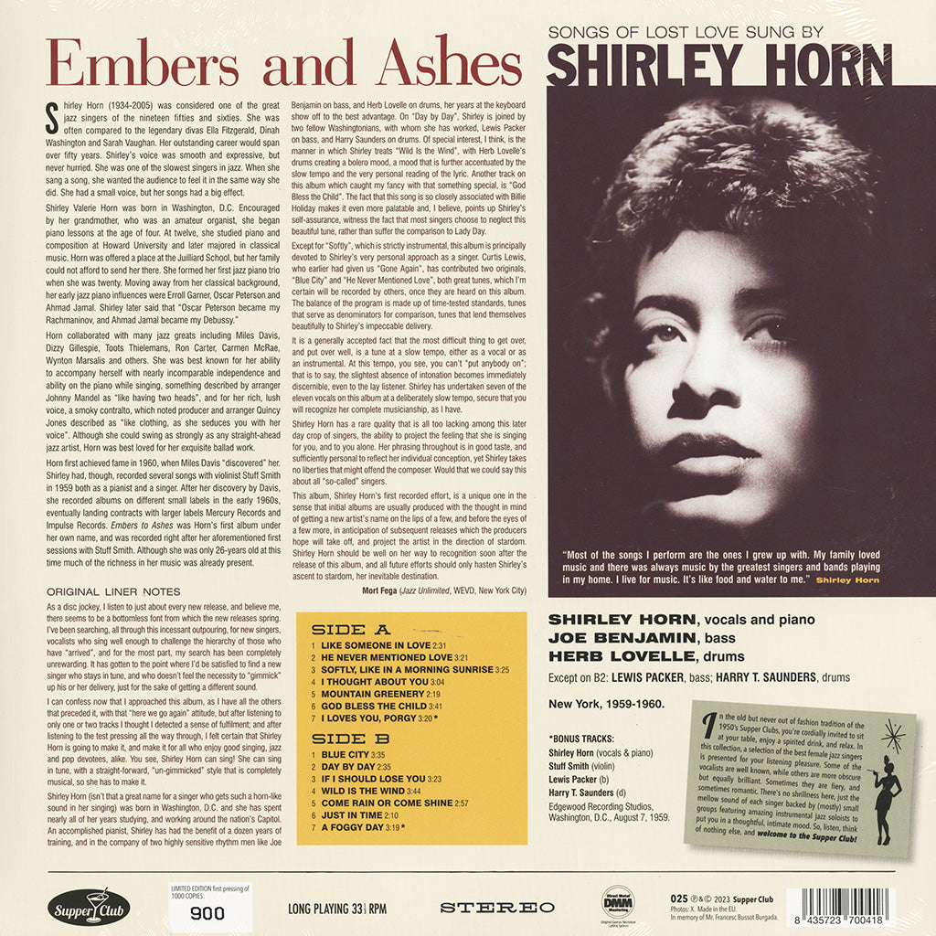 Embers + Ashes (Numbered 180g LP)