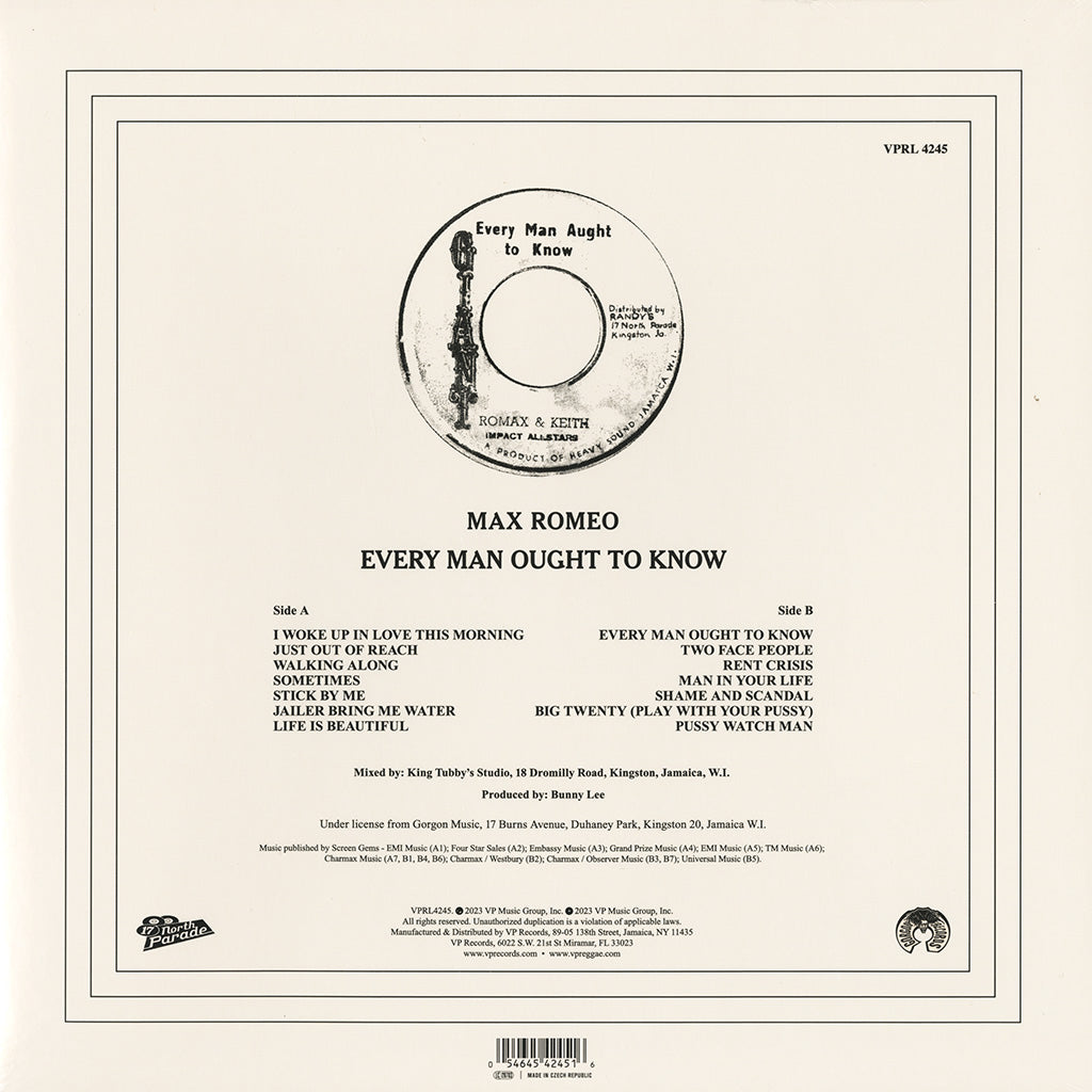 Every Man Ought To Know (LP)
