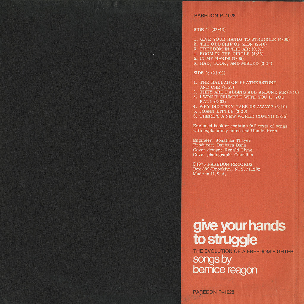 Give Your Hands To Struggle (Original LP)