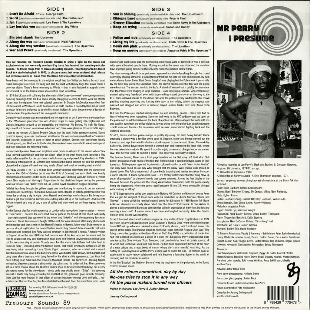 Mr. Perry I Presume (2LP)