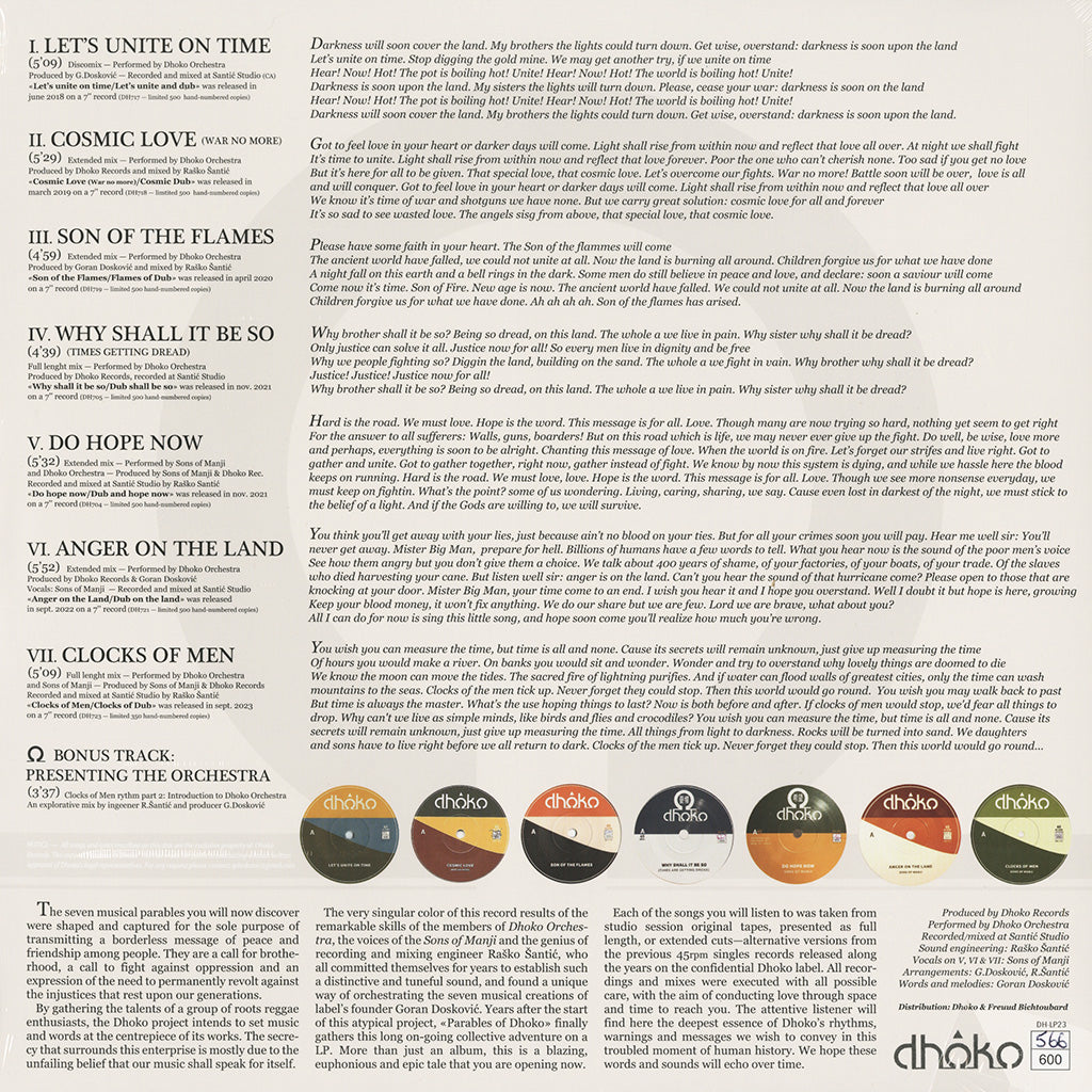 Parables Of Dhoko (Numbered LP)