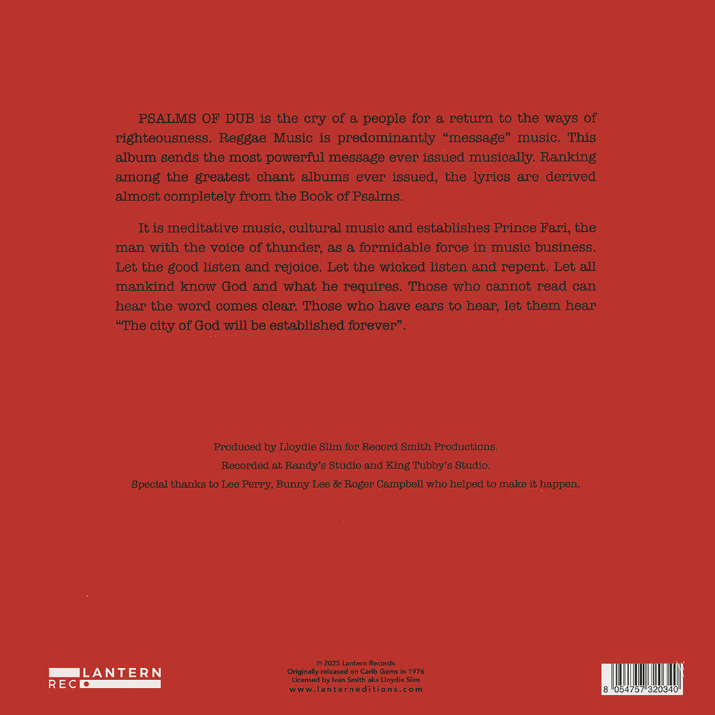 Psalms For I (LP)