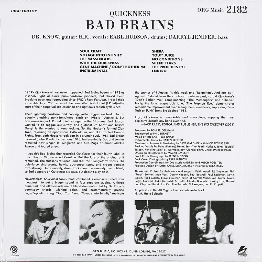 Quickness (Punk Note Edition) (Black Vinyl LP)