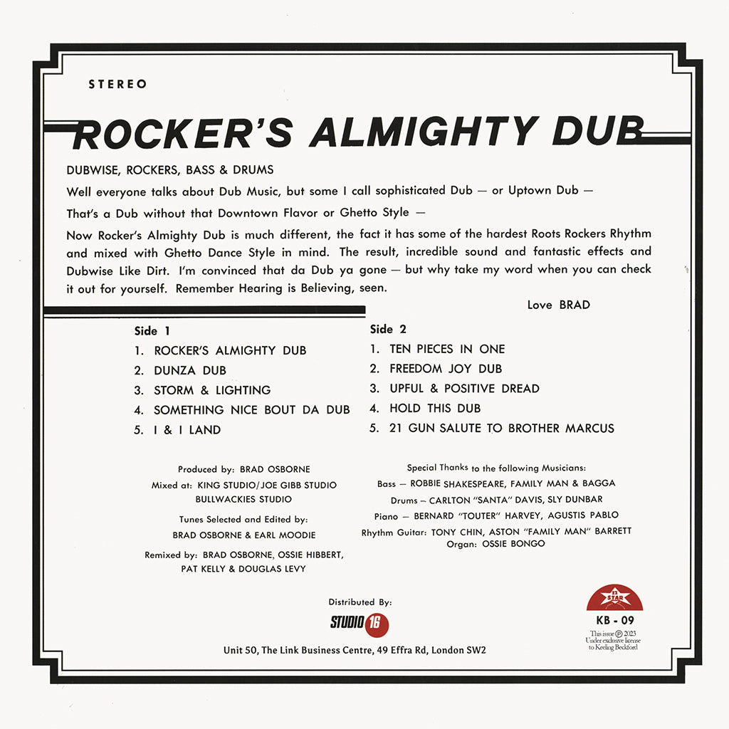 Rockers Almighty Dub (LP)