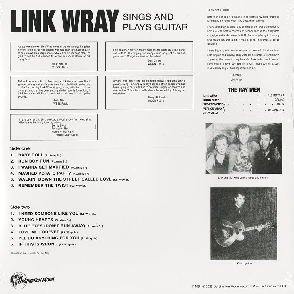 Sings And Plays Guitar (Clear Vinyl LP)