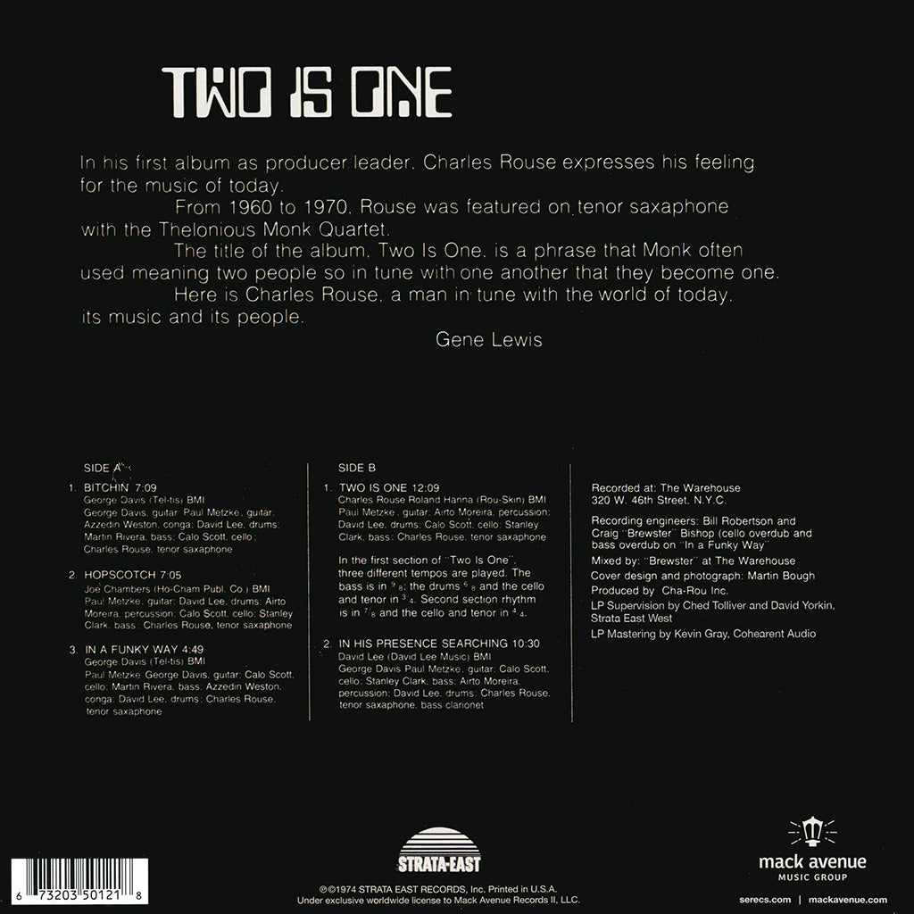 Two Is One (180g Gatefold LP)