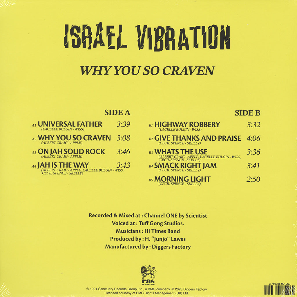 Why You So Craven (180g LP)