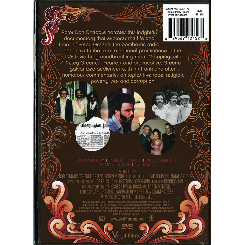 Adjust Your Color: The Truth Of Petey Greene (DVD)