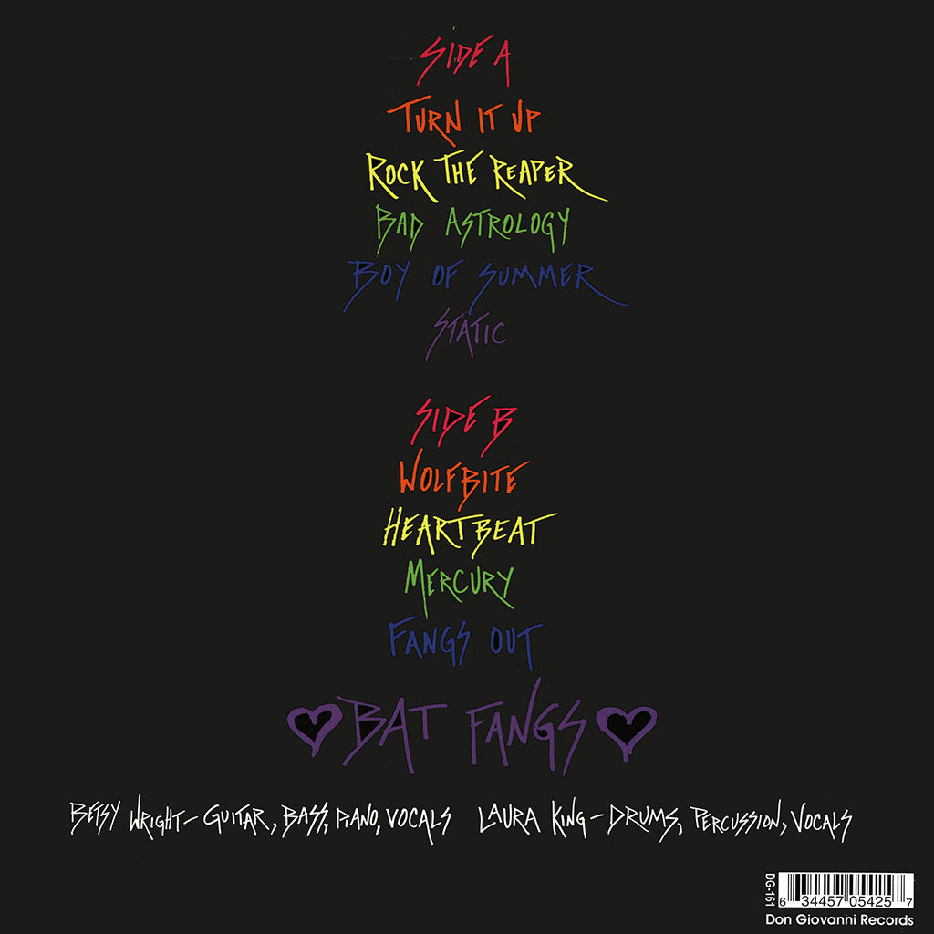 Bat Fangs (Limited Edition Color Vinyl LP)