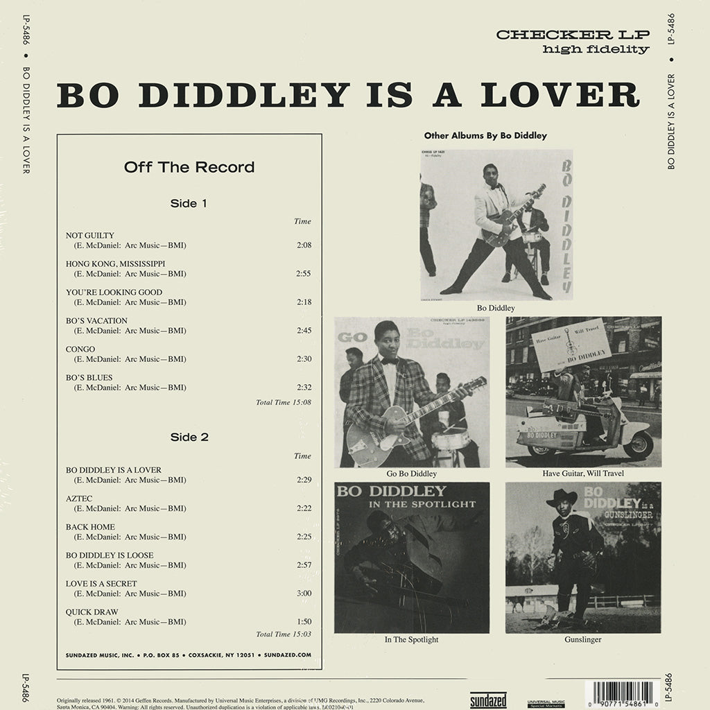 Bo Diddley Is A... Lover (180g LP)