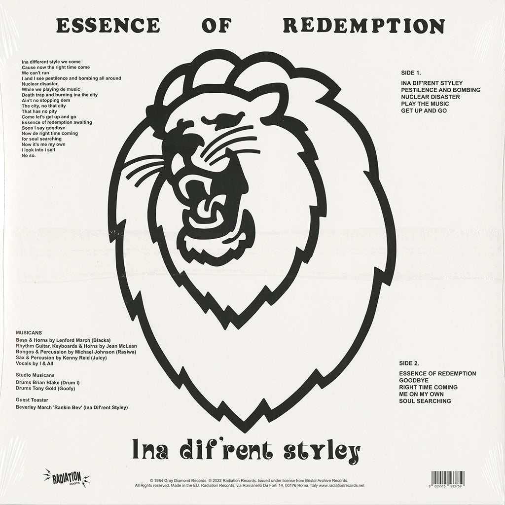 Essence Of Redemption (Ina Dif'rent Styley) (LP)