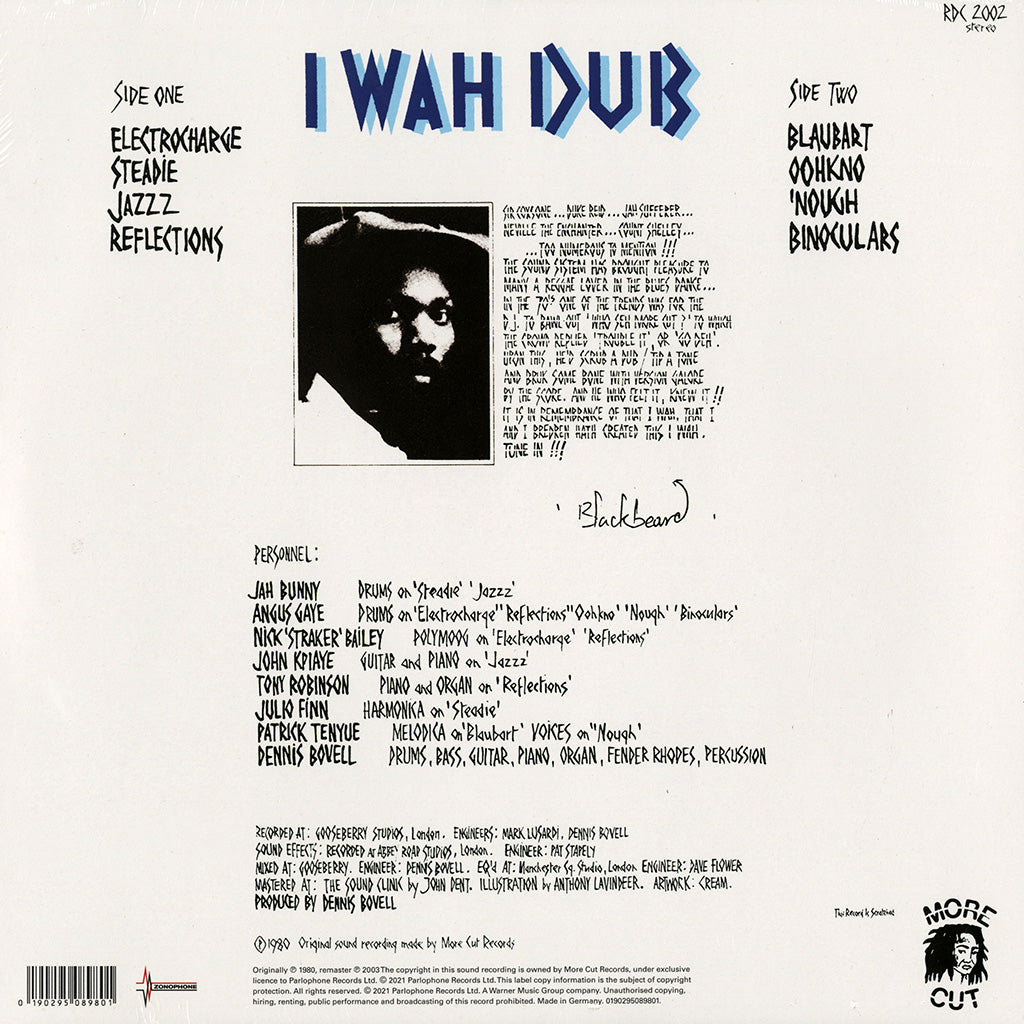 Blackbeard: I Wah Dub (180g LP)