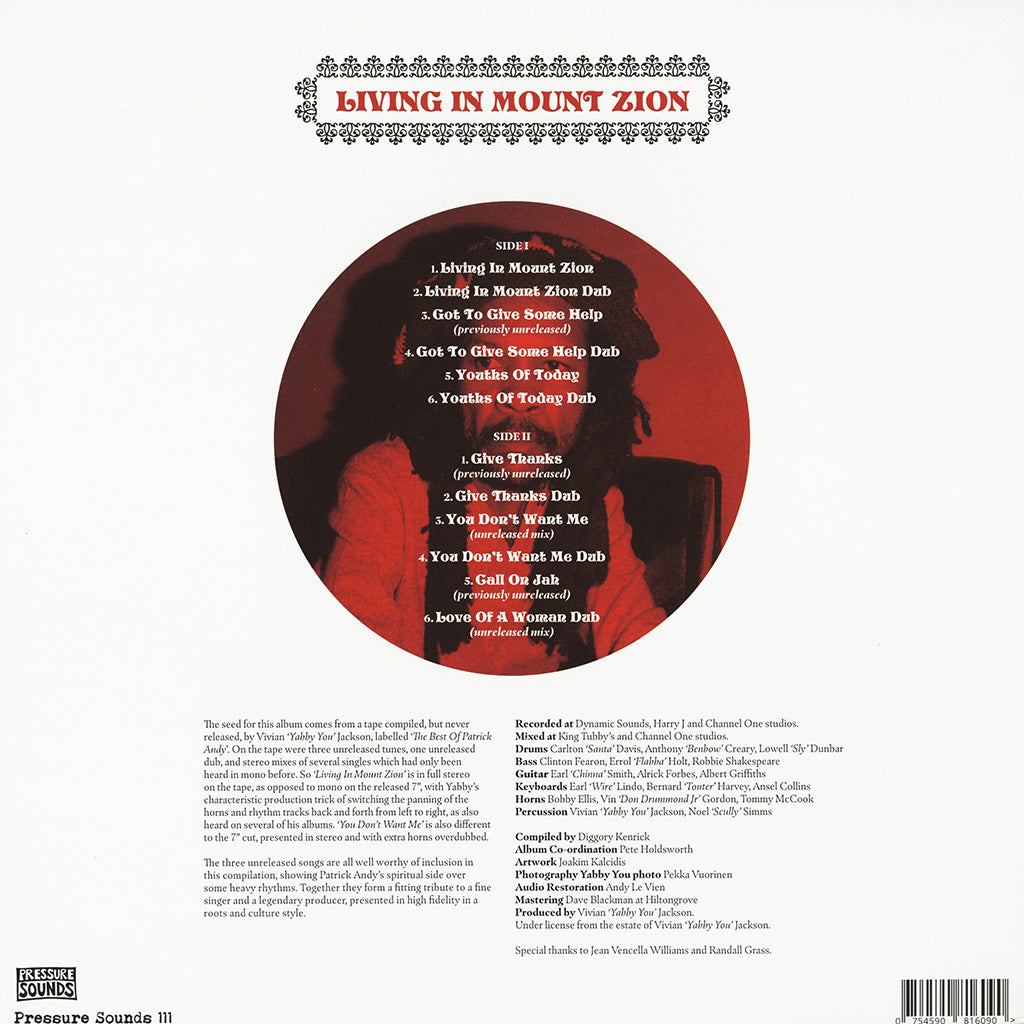 Living In Mount Zion (LP)