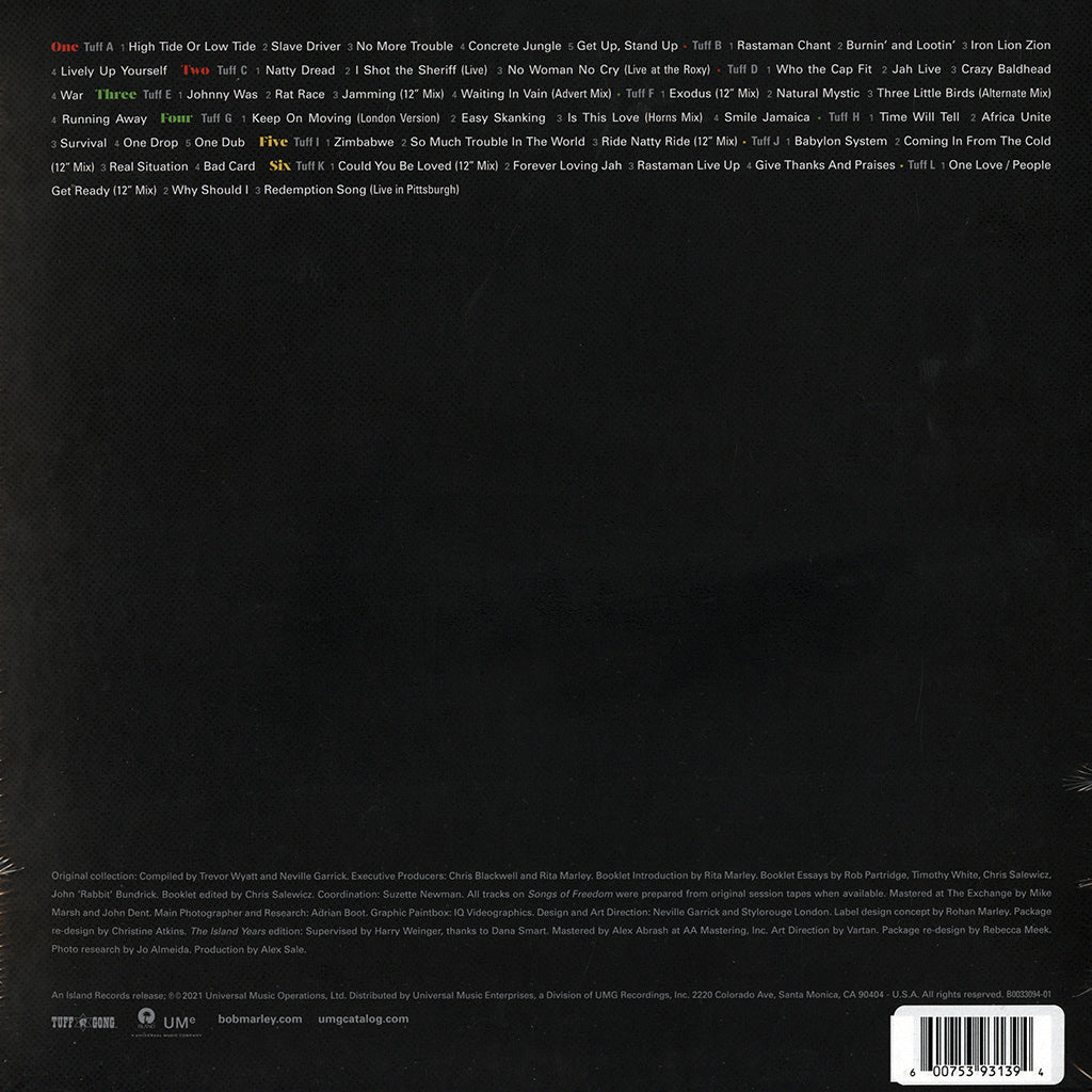 Songs Of Freedom (6LP Box Set)