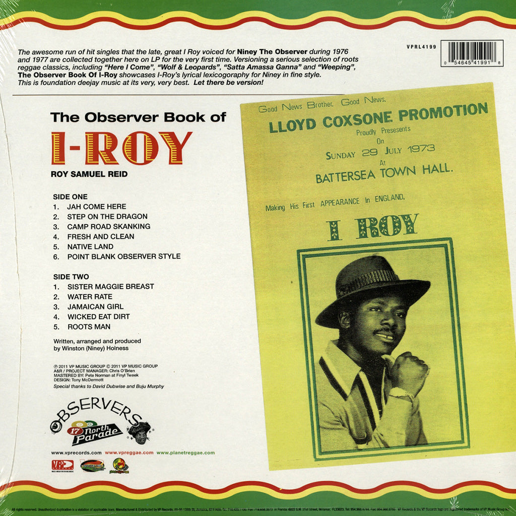 Observer Book Of I Roy (LP)