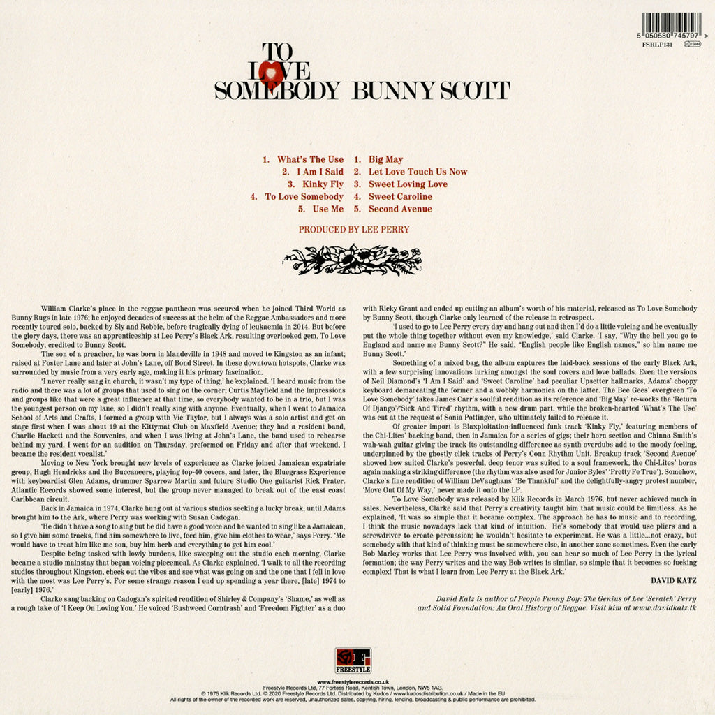 To Love Somebody (LP)