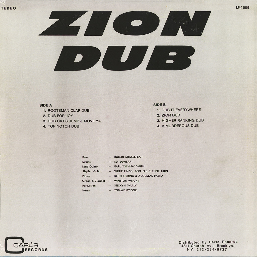 Zion Dub (LP)