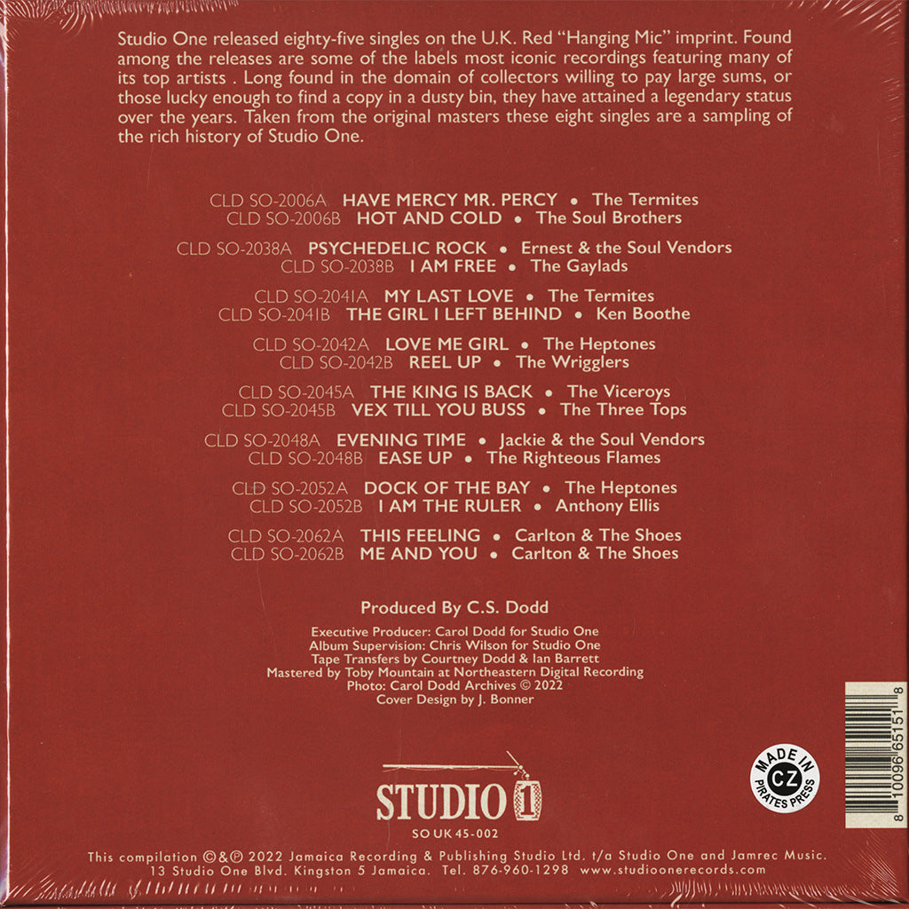 Various Artists: Studio One U.K. Red Series (8 x 7