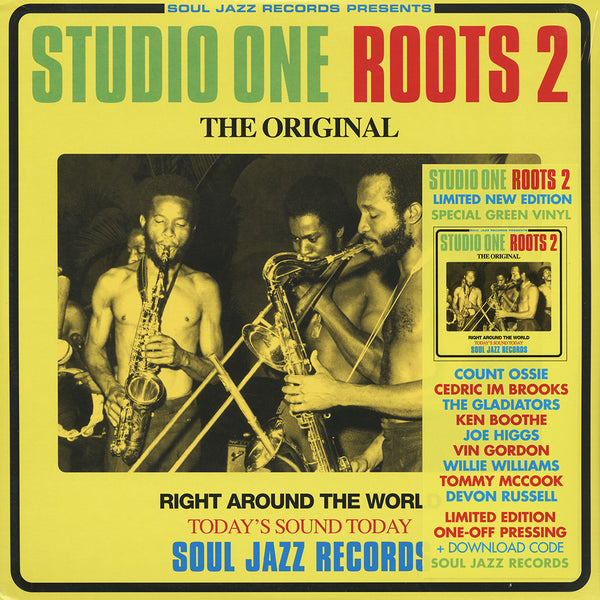 英LP Various Studio One Roots 2 (2LP) (Coloured) SJRLP114C Soul Jazz Records UK /00466 Various Artists: Studio One Roots Vol. 2 (Color Vinyl 2LP)