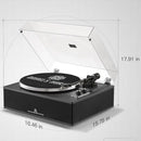 H019 All-In-One Turntable System (Black)